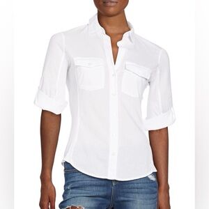 James Perse shirt with side panel detailing